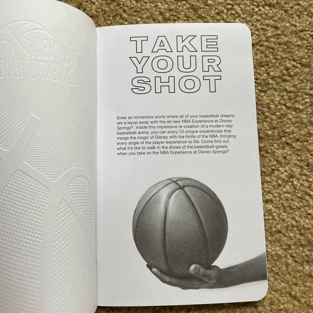 Disney NBA Experience Notebook - Picture 2 of 5